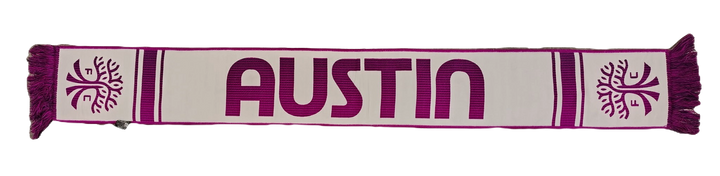 AUSTIN FC PURPLE HOOK 3RD WOVEN SCARF