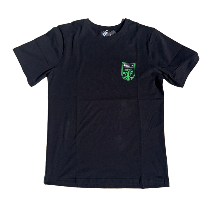 AUSTIN FC HISPANIC HERITAGE BLACK SKULL TEE AFC