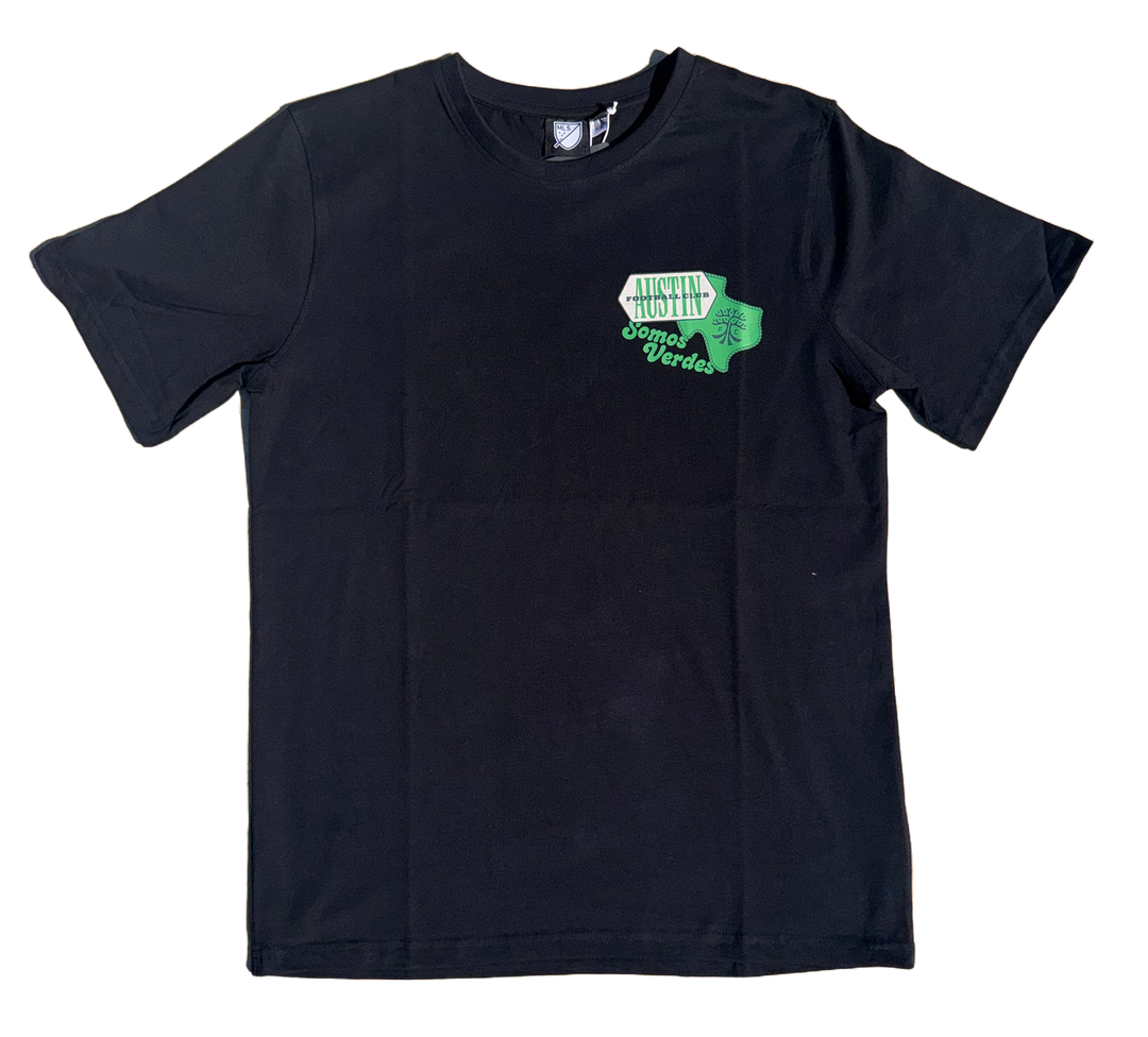 AUSTIN FC BLACK COWBOY LOGO TEE