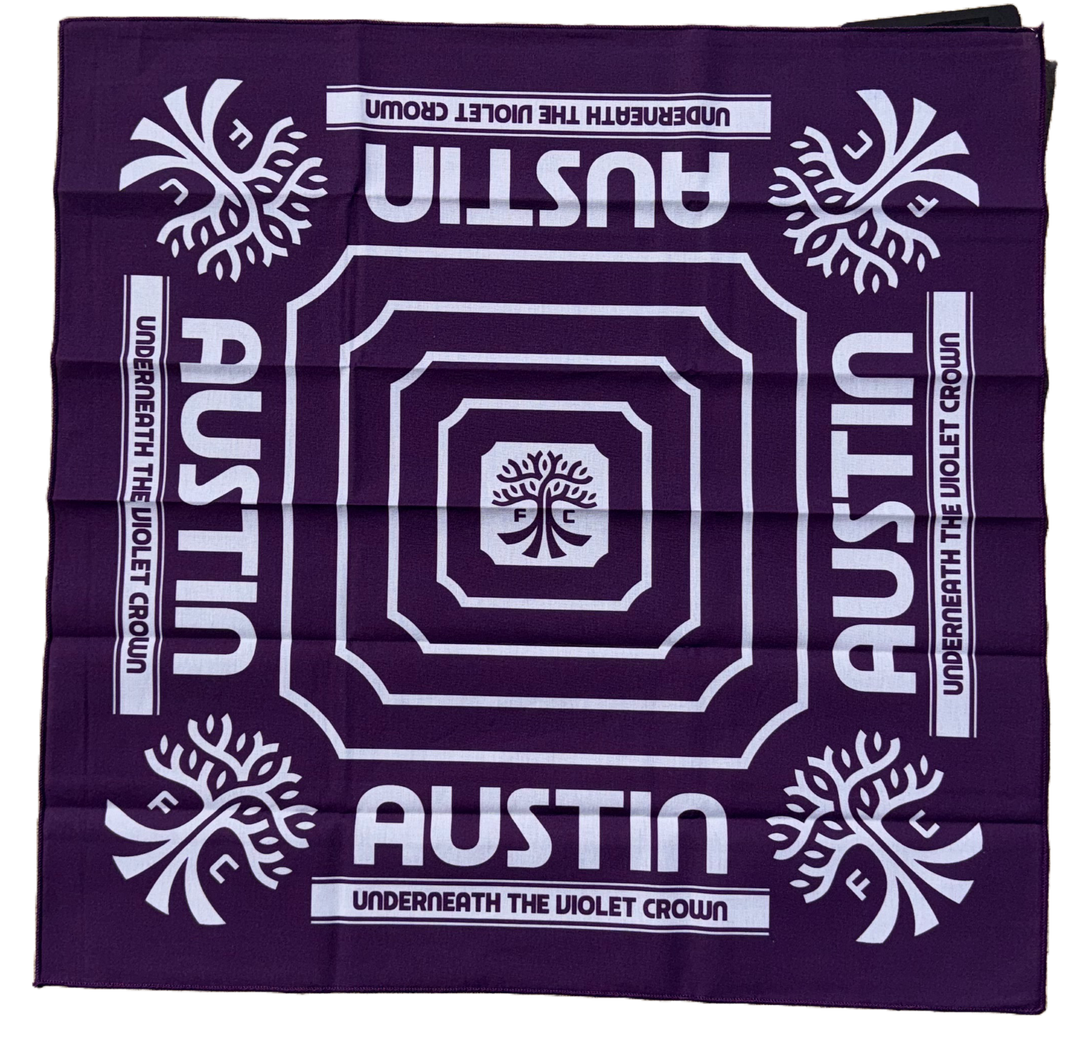 AUSTIN FC PURPLE HOOK BANDANA