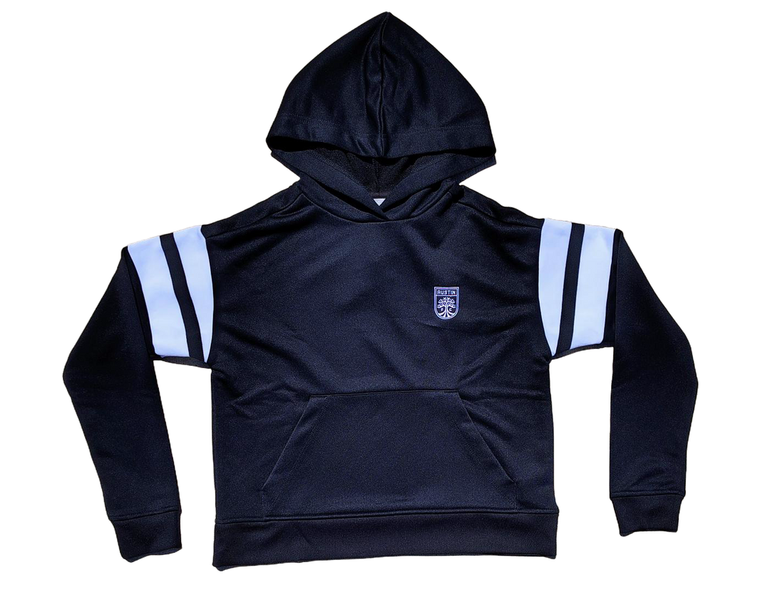 AUSTIN FC WOMENS BLACK PRIMARY LOGO HOODIE