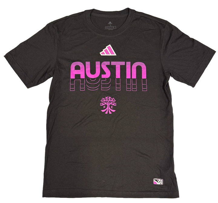 AUSTIN FC BLACK HOOK 3RD PREGAME TEE