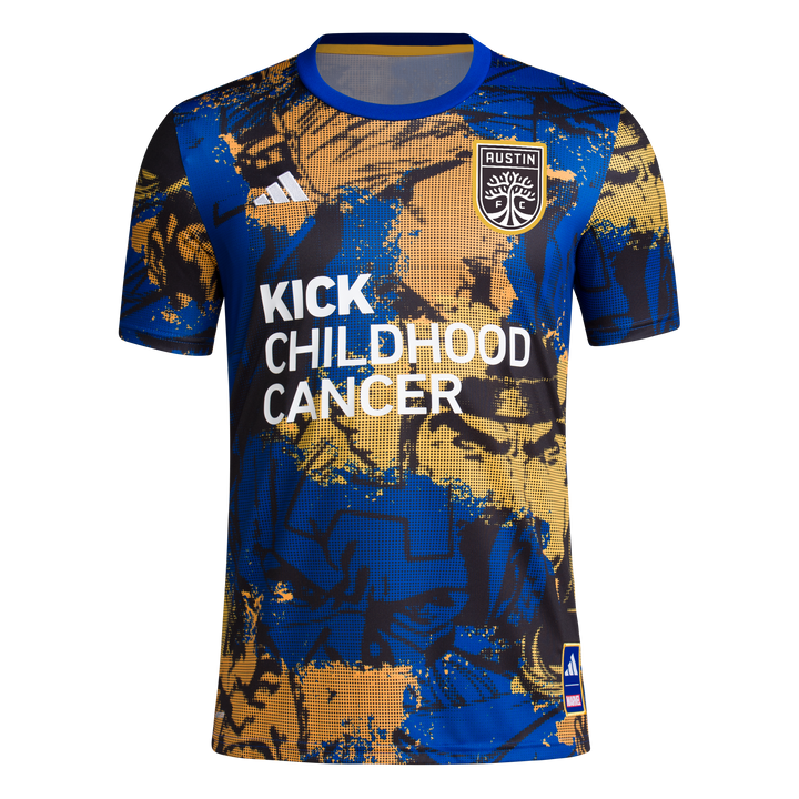 AUSTIN FC 23 KICK CHILDHOOD CANCER THEME TOP