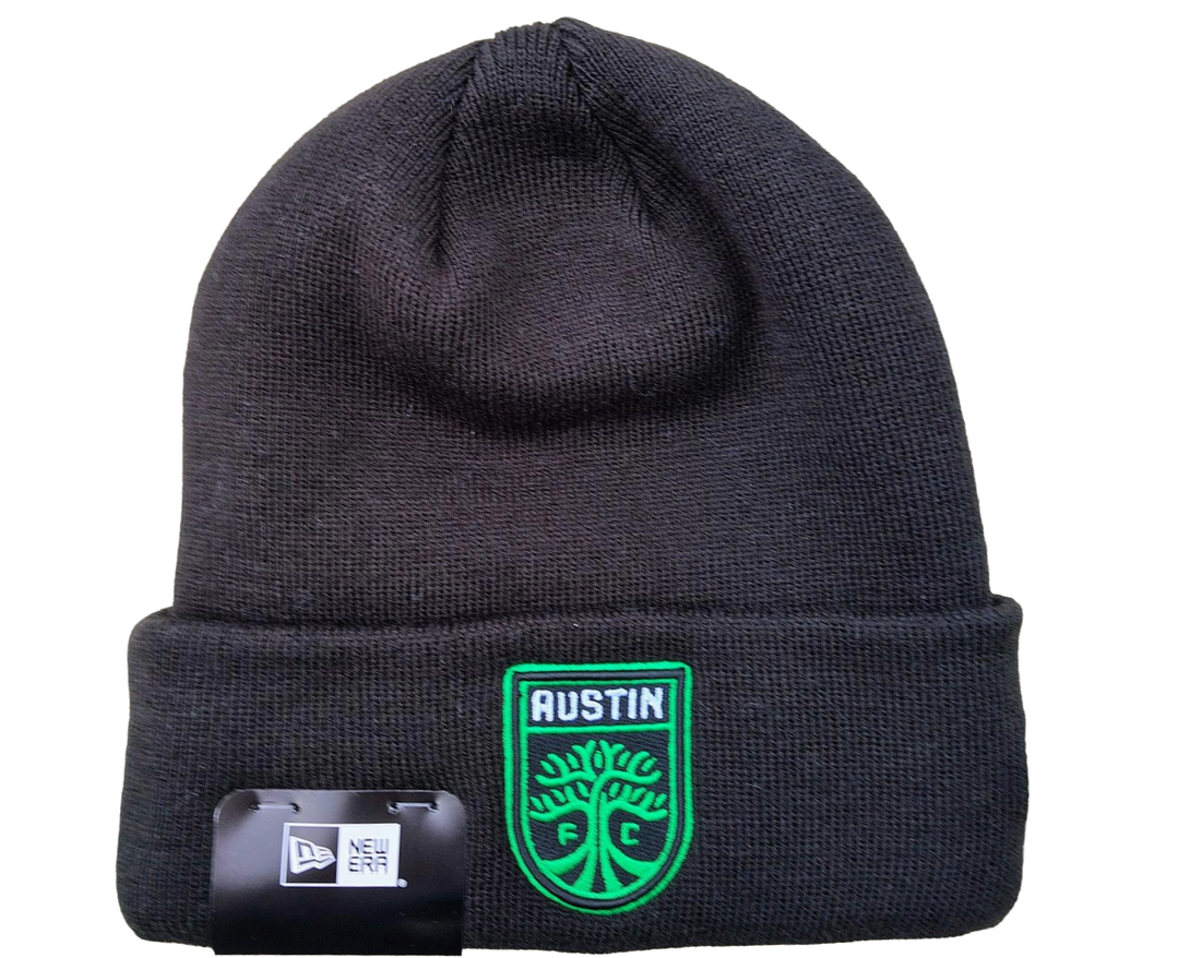 AUSTIN FC KNIT CUFF BEANIE BLACK