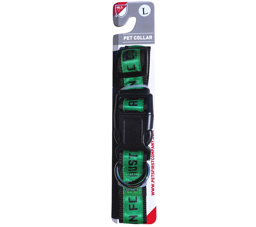 AUSTIN FC SATIN RIBBON PET COLLAR