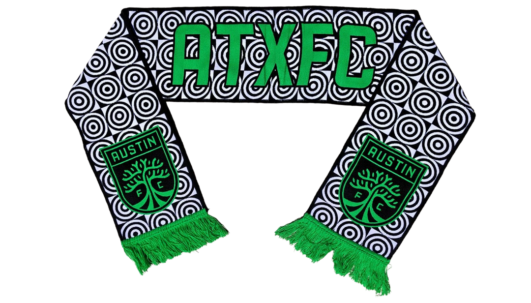 AUSTIN FC WHITE SPIRALS SCARF
