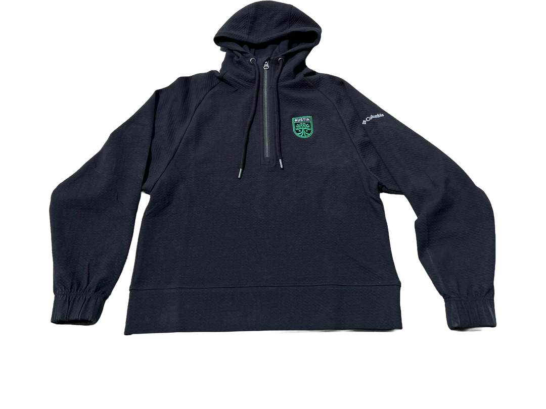 AUSTIN FC WOMENS BLACK SWINGCRAFT QUARTER ZIP