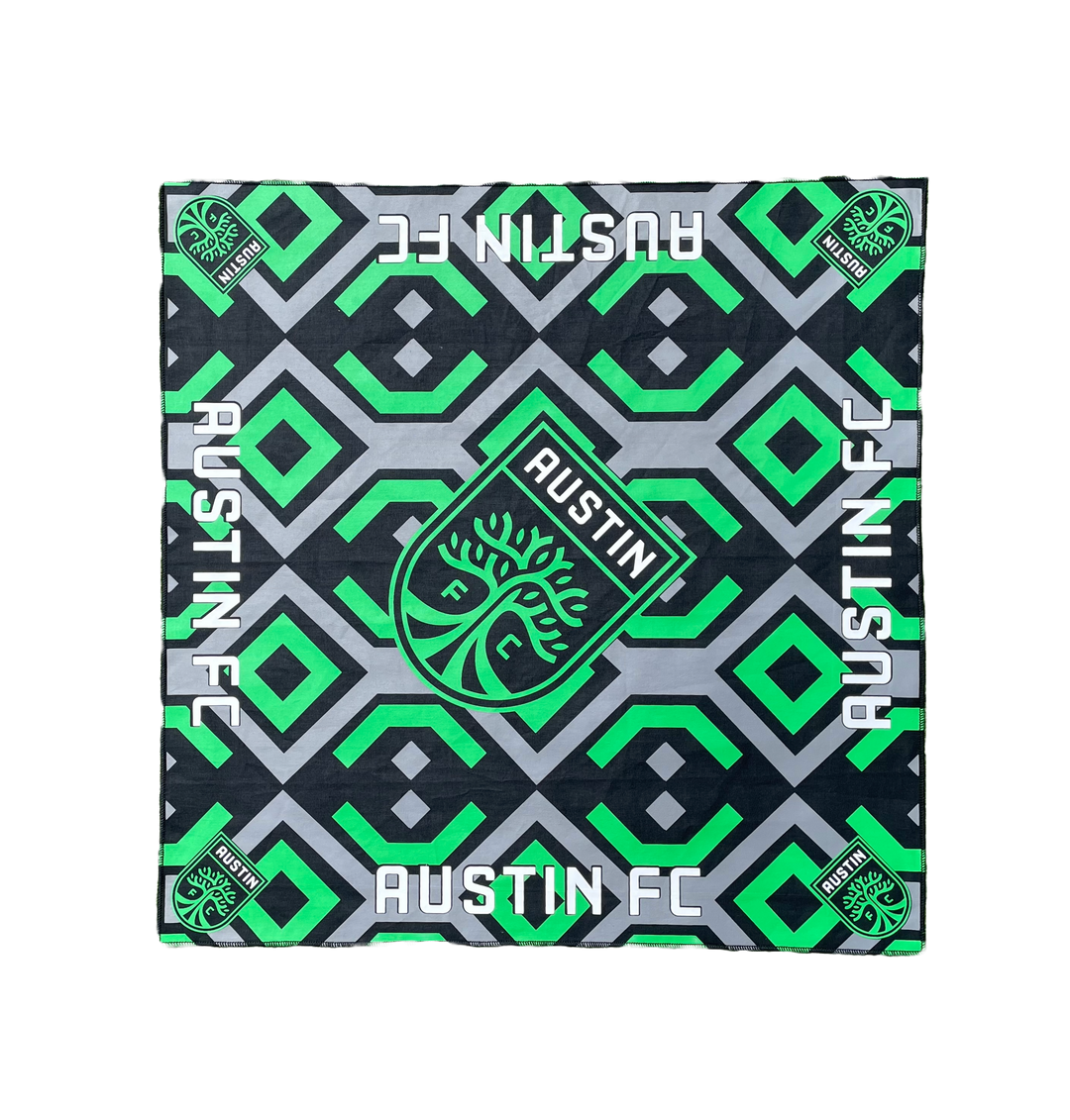 AUSTIN FC BANDANA SOUTHWEST DIGITAL BLACK