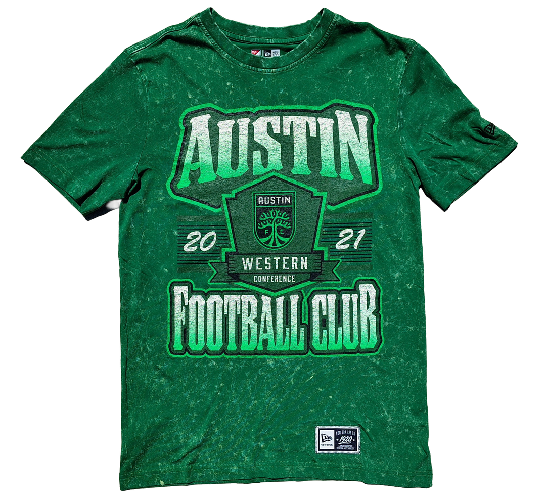 AUSTIN FC GREEN MINERAL WASH TEE